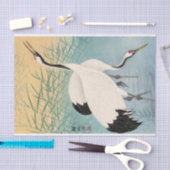 Twee kranen van Ohara Koson Tissuepapier (Craft)