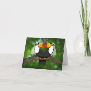 Twee kunnen trouwen! Lesbian Wedding Notecard Kaart