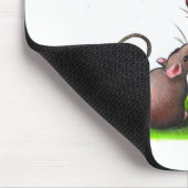 Twee Kute Little Mice en een Toadstool: Kunstwerk Muismat (Hoek)