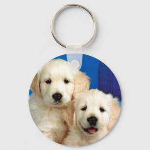 Twee labradors sleutelhanger