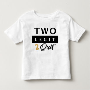 Twee legenoot om te stoppen, 2e verjaardag Shirt,  Kinder Shirts