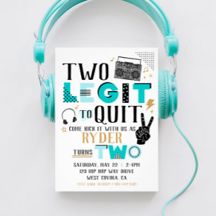 Twee Legit om de Tweede Uitnodiging van de Dag van