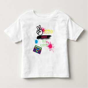TWEE LEGIT VOOR QUIT 2e verjaardag kleurrijke T-sh Kinder Shirts