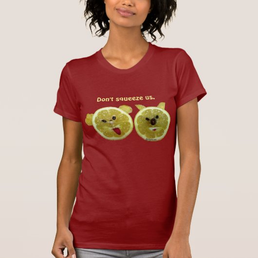 Twee Lemon Faces T-Shirt/Apparel T-shirt (Voorkant)