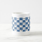 Twee letters: mok Blue en white US version (Center)