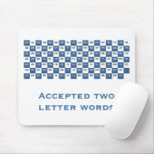 Twee letters: mousepad (Int. versie) Muismat (Met muis)