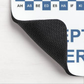 Twee letters: US versie Muismat (Hoek)