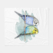 Twee leuke budgetten waterverf fleece deken (Voorkant (Horizontaal))
