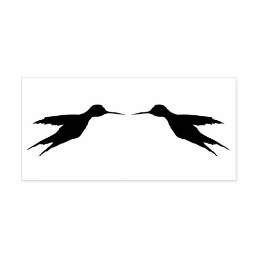 Twee levende vogels in vlucht 1a Rubber Stamp Rubberstempel (Afrduk)