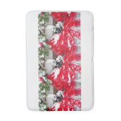 Twee lieve panda's met Kerstmis Badmat (Voorkant Verticaal)