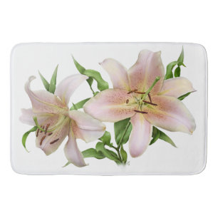 Twee lilies badmat