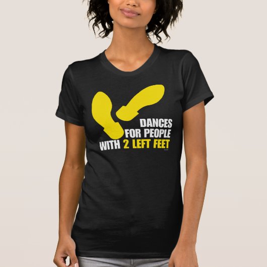 TWEE LINKTE FEET T-SHIRT (Voorkant)