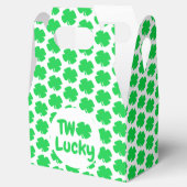 Twee Lucky St Patrick's Day 2e verjaardag Bedankdoosjes (Geopend)