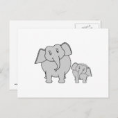 Twee luiers. Cartoon. Briefkaart (Voorkant / Achterkant)