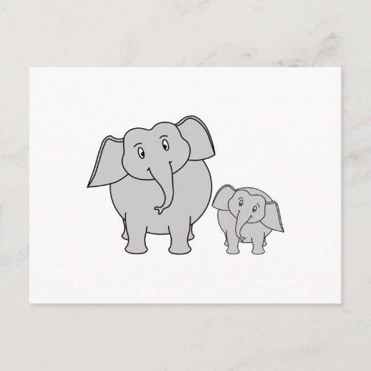 Twee luiers. Cartoon. Briefkaart (Voorkant)