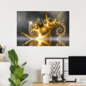 Twee maan poster (Thuiskantoor)