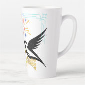 Twee majestueuze vogels latte mok (Rechts)