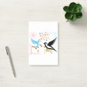 Twee majestueuze vogels post-it® notes (Kantoor)