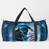 Twee majestueuze wolfskoppen plunjezak (Achterkant)