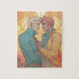 Twee Mannen in Ardent Gay Love Legpuzzel