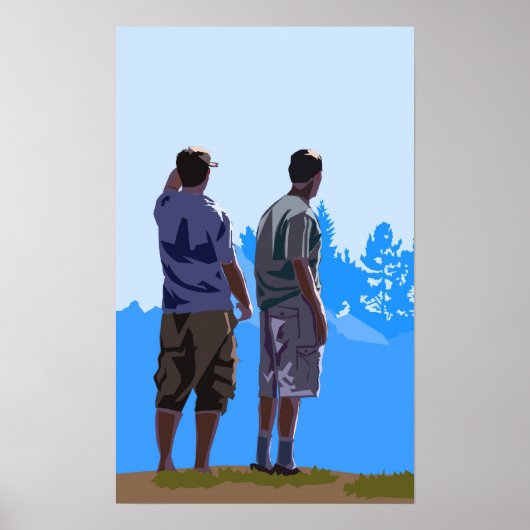 Twee Mannen Poster bekijken (Voorkant)