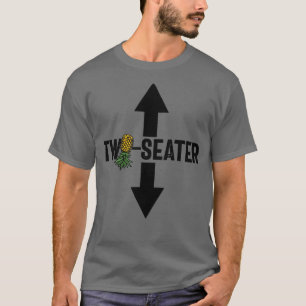 Twee Mannen van de Zwinger van de Zetel onderaan P T-shirt