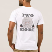 "TWEE MEER" T-SHIRT (Achterkant)