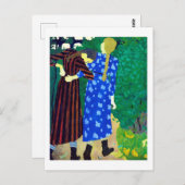 Twee meisjes, Edouard Vuillard Briefkaart (Voorkant / Achterkant)