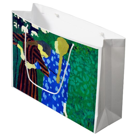 Twee meisjes, Edouard Vuillard Groot Cadeauzakje (Voorkant Gekanteld)