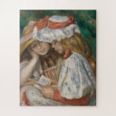 Twee meisjes lezen, Auguste Renoir Art Legpuzzel (Verticaal)