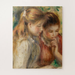 Twee meisjes lezen - Renoir Impressionist Painting Legpuzzel