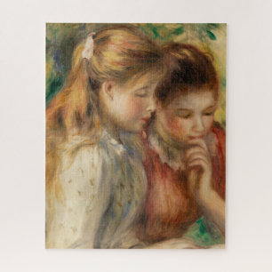 Twee meisjes lezen - Renoir Impressionist Painting Legpuzzel
