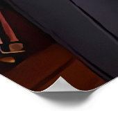 Twee mensen dansen | AI Art Poster (Hoek)