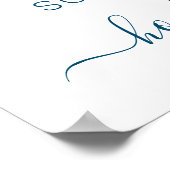 Twee minder vis in het Zee bruiloft welkom 27x40 Poster (Hoek)