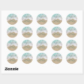 Twee Minder Vissen in het Zee Dank U Ronde Sticker (Vel)
