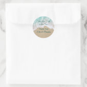 Twee Minder Vissen in het Zee Dank U Ronde Sticker (Tas)