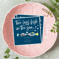 Twee minder vissen in het Zee huwelijk