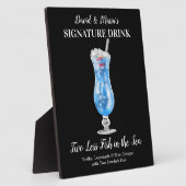 Twee Minder Vissen in het Zee ・ PERSONALISEER deze Fotoplaat (Zijkant)