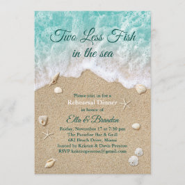 Twee Minder Vissen in het Zee Repetitie Diner Kaart