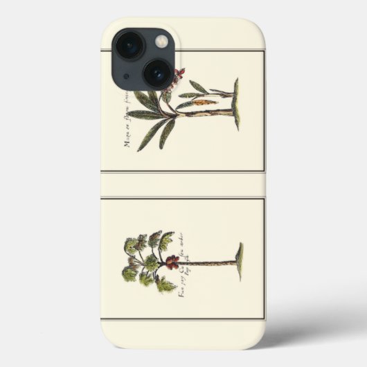 Twee miniaturen met palmbomen Case-Mate iPhone case (Achterkant)