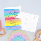 Twee moeders regenboog mooie lesbische baby shower uitnodiging briefkaart