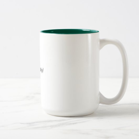 Twee Mok Hunter Green (Rechts)