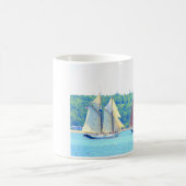 twee mokken voor het zeilen van schotels (Center)