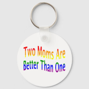 Twee momen beter (regenboog) sleutelhanger