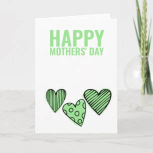 Twee Moms Happy Gay Moederdag Green Kaart