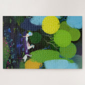 Twee mooie dames in een boot legpuzzel (Horizontaal)