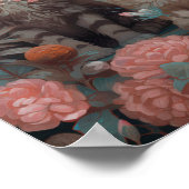 Twee mooie katten poster (Hoek)