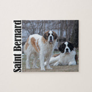 Twee Mooie Sint-Bernards Legpuzzel