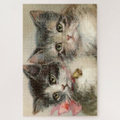 Twee mooie Victoriaans kittens. Legpuzzel (Verticaal)