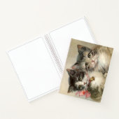Twee mooie Victoriaans kittens. Notitieboek (Binnen)